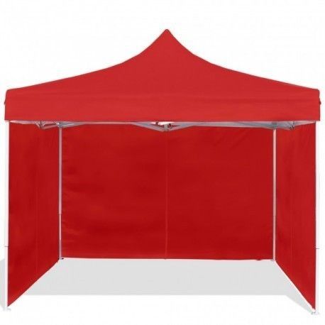 Pack de 3 laterales para carpas de 2x2. Rojo.